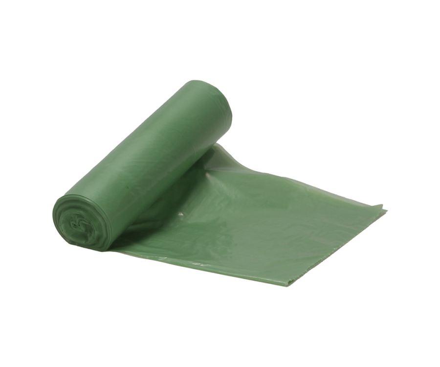 Eco Blend® Max 0.8-Mil. 33 Gal. LLDPE Green Can Liner (33 in. x 39 in., 25/Roll, 200/Case)